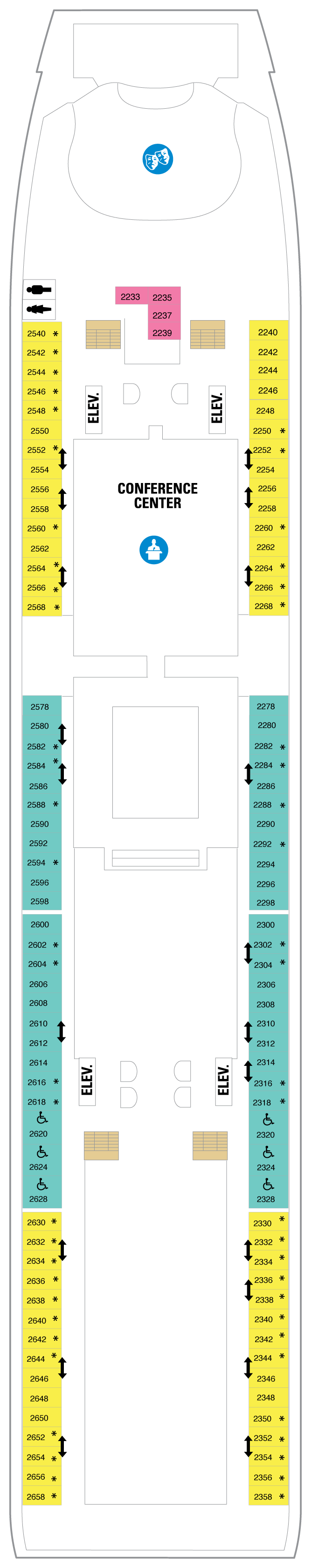 Deck plan of 2